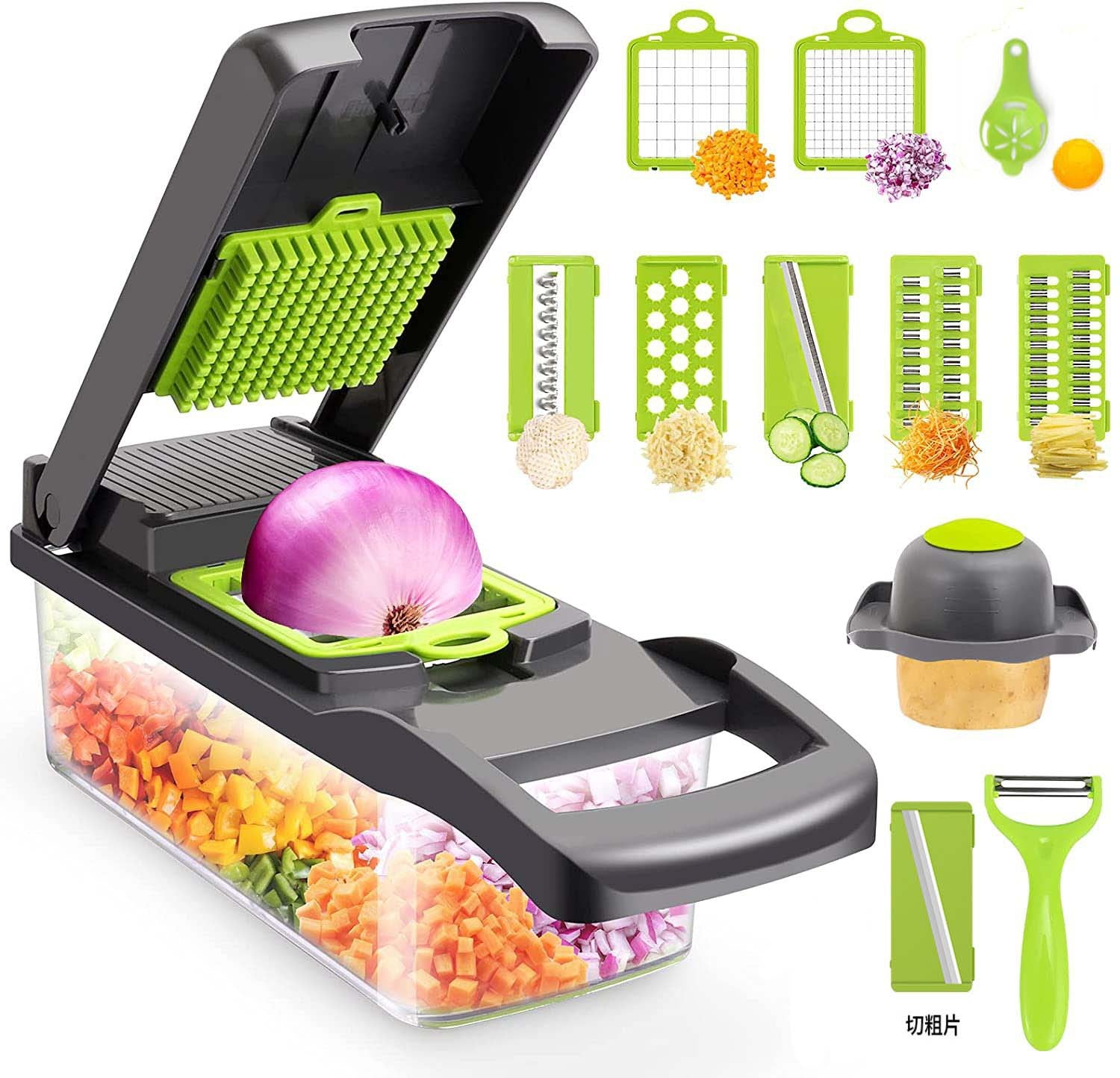 Vegetable Cutter And Shredder Kitchen Gadget