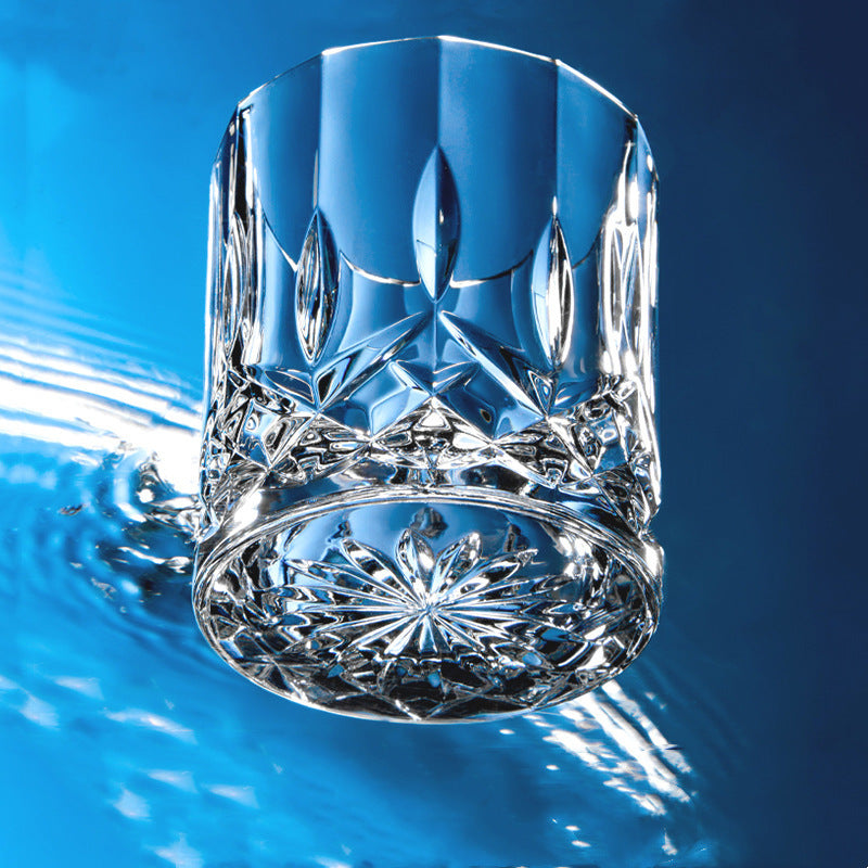 Crystal Glass Tumbler Set For Water Juice And Beverages