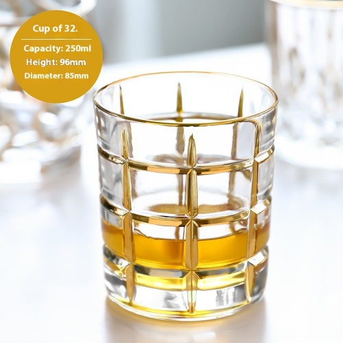 Household Handmade Crystal Glass Wine Glass
