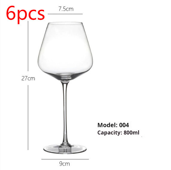 Crystal Glass Goblet For Elegant Beverage Serving