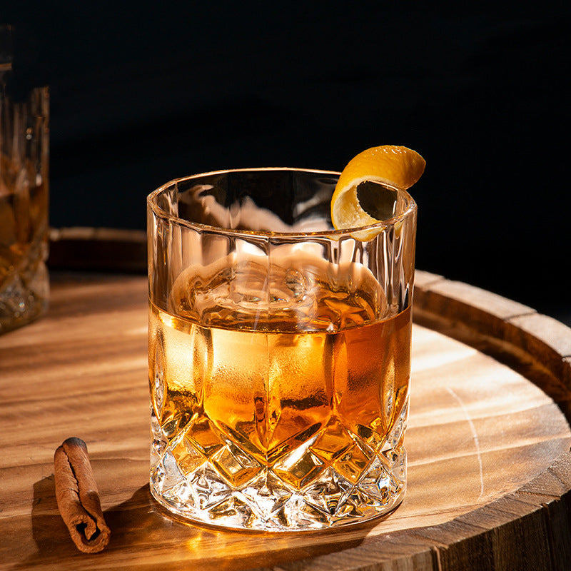Crystal Glass Tumbler Set For Water Juice And Beverages