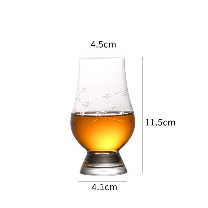 Crystal Tulip Glass For Elegant Beverage Tasting And Serving