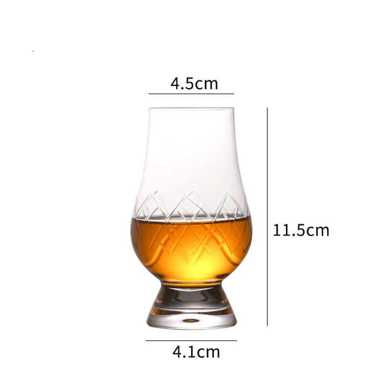 Crystal Tulip Glass For Elegant Beverage Tasting And Serving