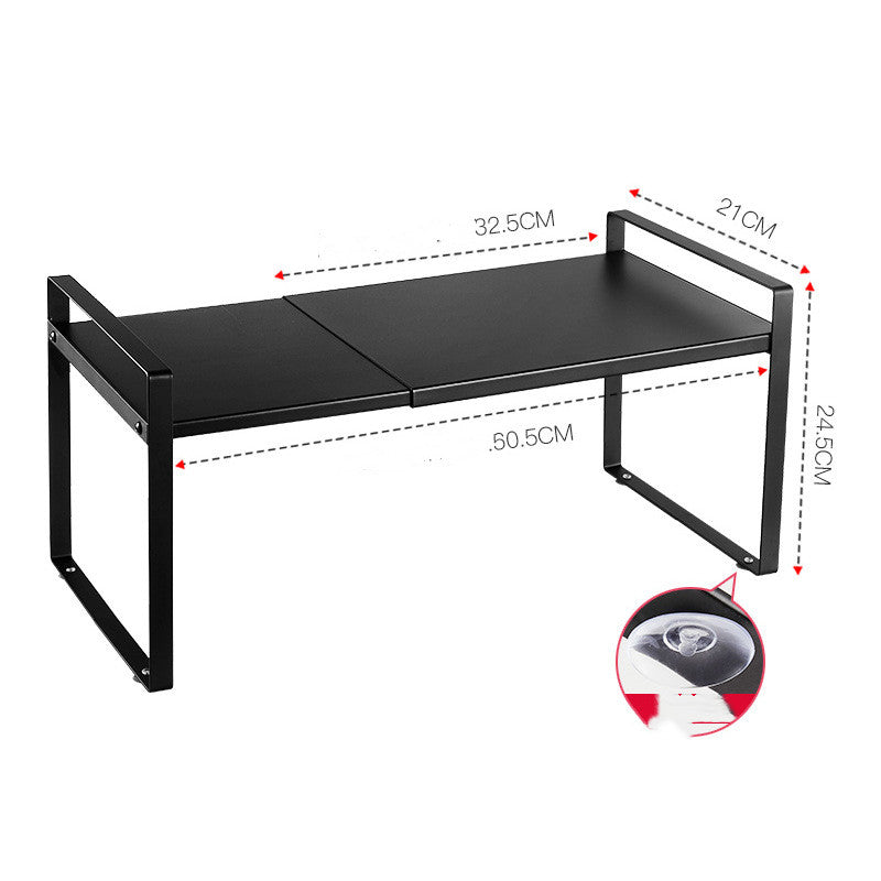 Multifunctional Floor Storage Rack For Kitchen Organization