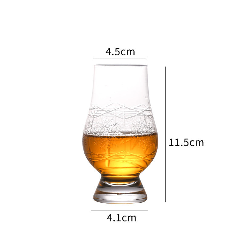 Crystal Tulip Glass For Elegant Beverage Tasting And Serving