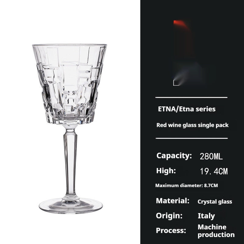 Crystal Glassware Set For Elegant Home Beverage Serving