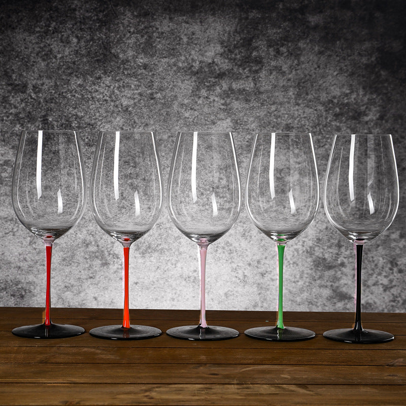 Lead Free Crystal Bordeaux Glass Set For Elegant Serving