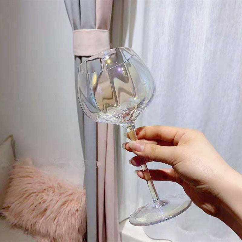 Rainbow Crystal Champagne Goblet For Elegant Beverage Serving