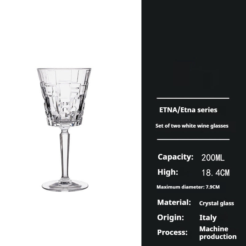Crystal Glassware Set For Elegant Home Beverage Serving